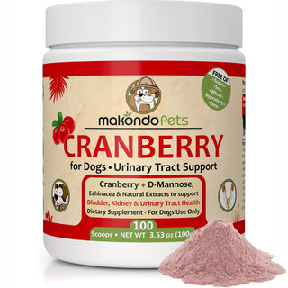 Dog Cranberry Supplement Natural Dog UTI Treatment & Kidney Support