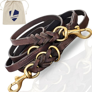 8ft Genuine Leather Leash