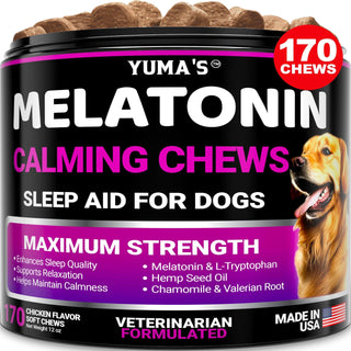 Melatonin Calming Chews for Dogs / Stress and Anxiety Relief