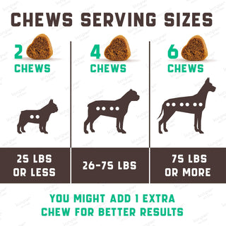 Natural Dog Allergy Chews with Omega Probiotics Apple Cider Vinegar
