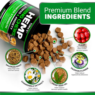 Hemp Calming Chews for Dogs- Chicken Flavor